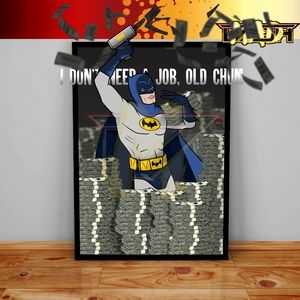 DCU Batman Poster, DCEU Batman Poster, James Gunn Batman Sarcastic Poster